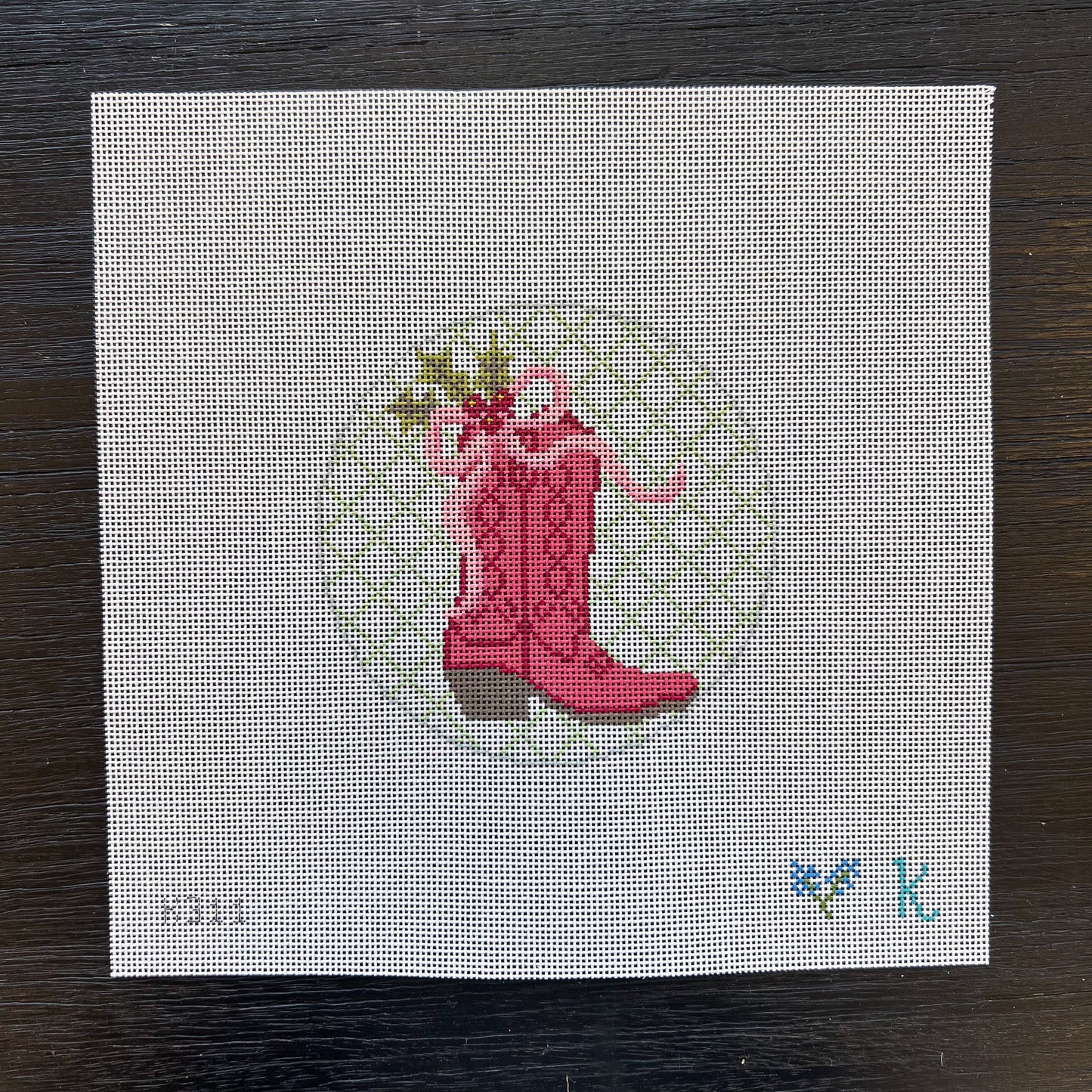 Boot & Bow - Pink Boot - K311