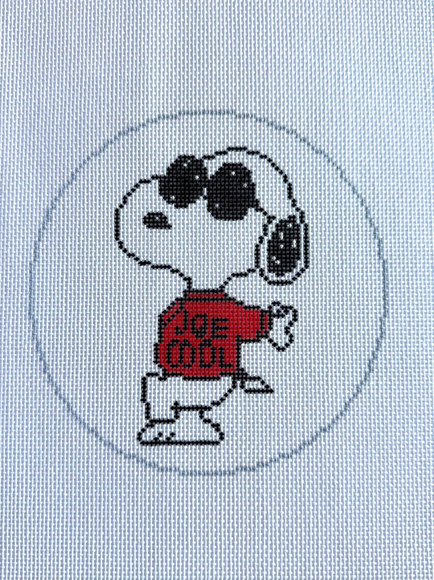 PNTS-JC01 - Joe Cool 5" Round Canvas