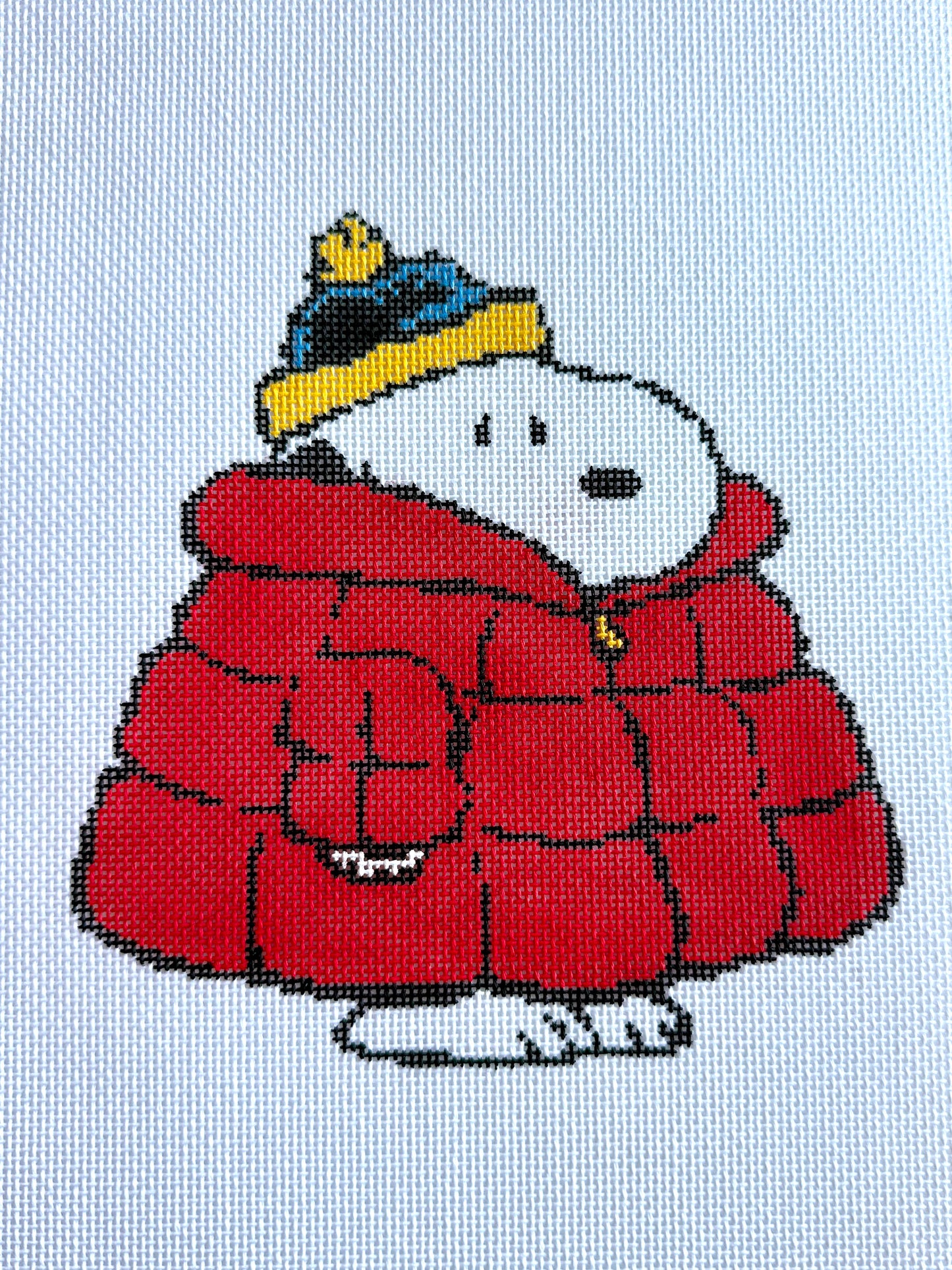 PNTS-WINTER5 - Snoopy in Puffer Coat Canvas