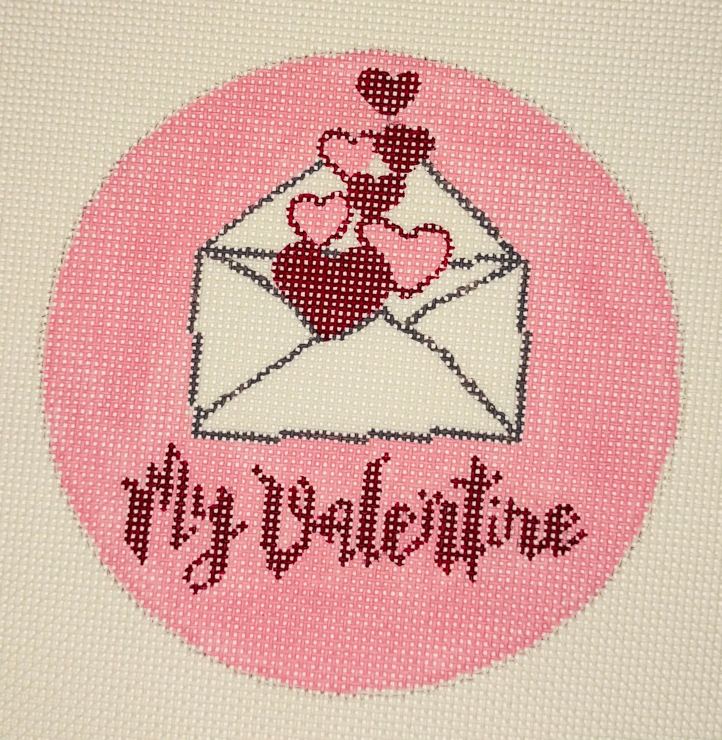 APVA08 - "My Valentine" Heart Cards Canvas