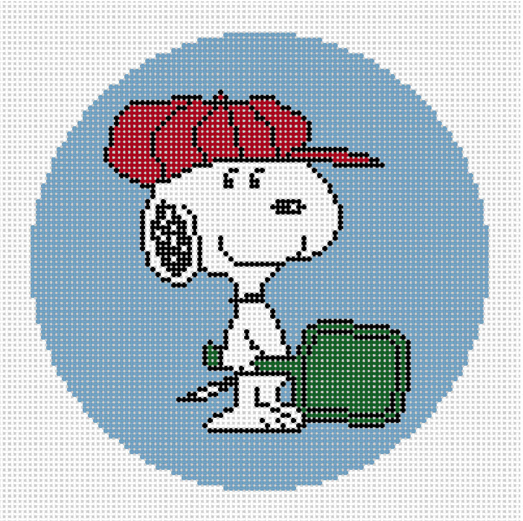 PEANUTS - Sporty Snoopy with Pickelball Paddle Canvas