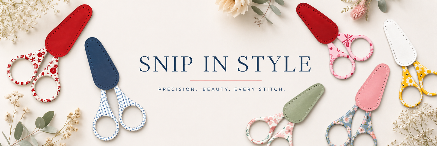 Officially Needlepoint Stainless Steel Scissors