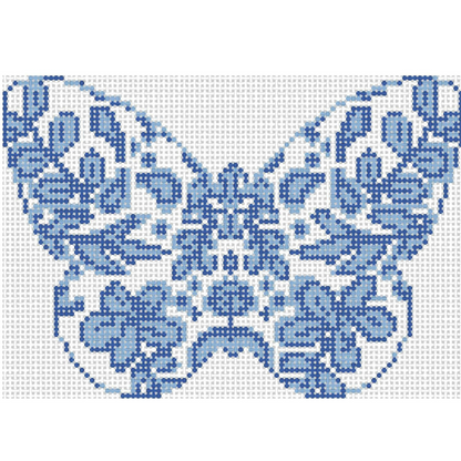 K241 - Chinoiserie Butterfly - Blue