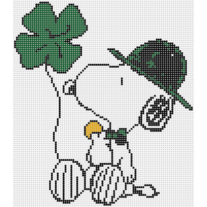 PNTS-STPAT01 - Snoopy with Shamrock