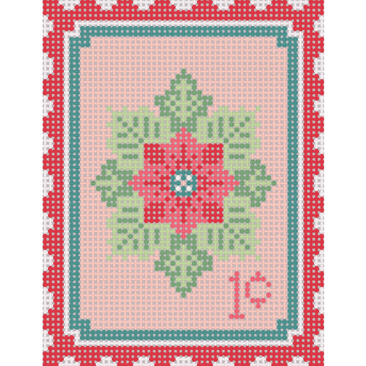 NDK321 - Holiday Stamps - Poinsettia