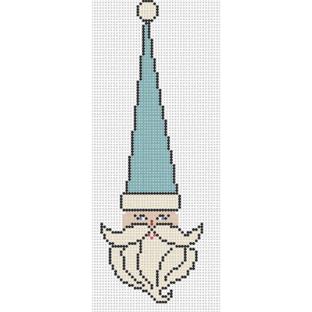 K215 - Retro Santa - Teal Hat