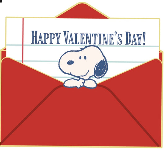 PEANUTS Valentine Letter Needleminder