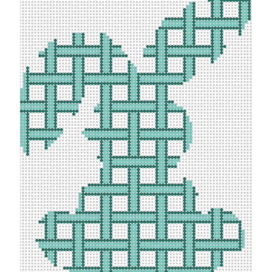 KI83 - Bunny - Green Lattice