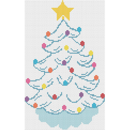 KI105 - Vintage Ceramic Tree - White