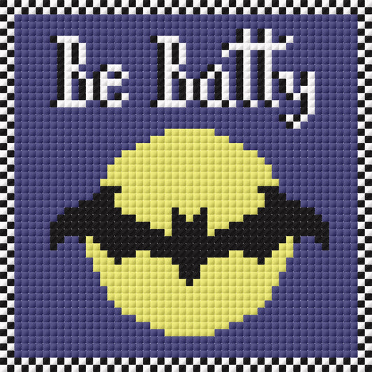 APHA18 - Boo Crew -  "Be Batty" Square Canvas