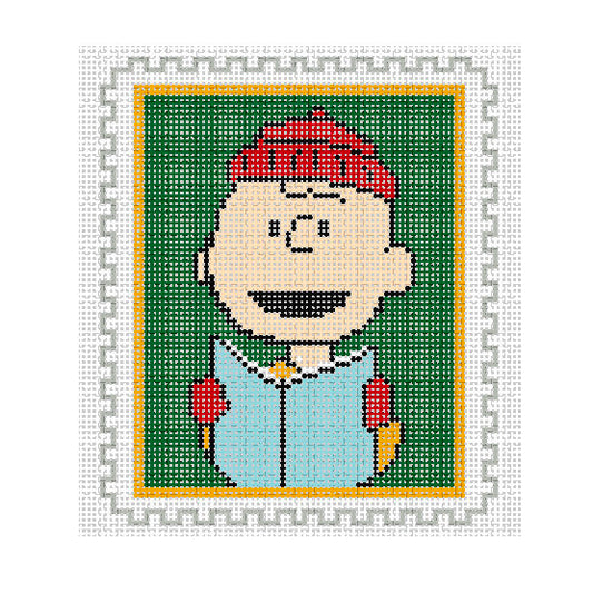 PEANUTS - Stamp Caroler - Charlie Brown