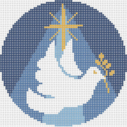 K376 - Nativity - Dove Ornament
