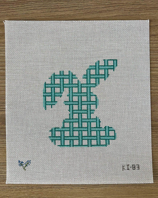 KI83 - Bunny - Green Lattice