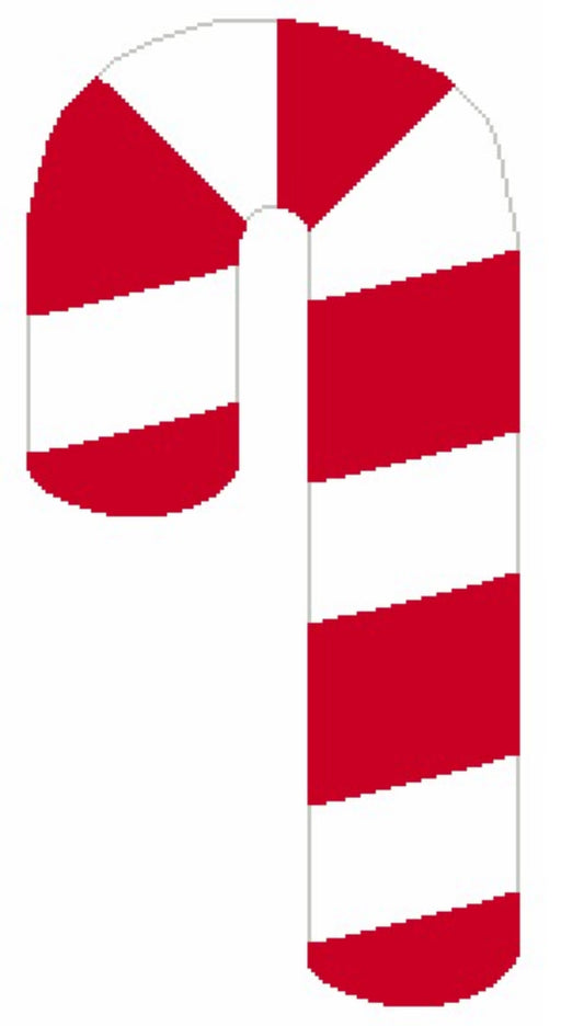 Candy Cane Shaped Pillow
