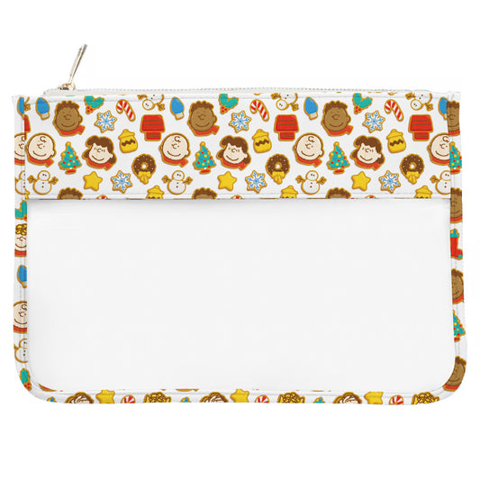 ✨ COMING SOON ✨ PEANUTS Gingerbread Cookies - Medium PVC Project Pouch