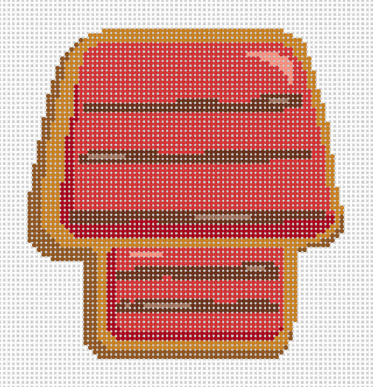 PEANUTS - Gingerbread Snoopy House Cookie Canvas
