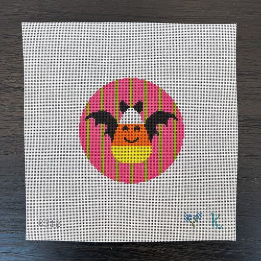 K312 - Halloween Round - Candy Corn Bat
