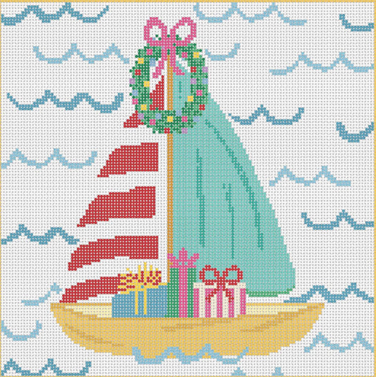 K217 - Holiday Sailboat