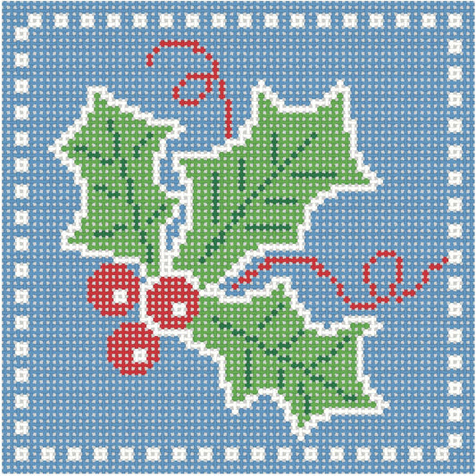 K345 - Holly Coaster - Periwinkle