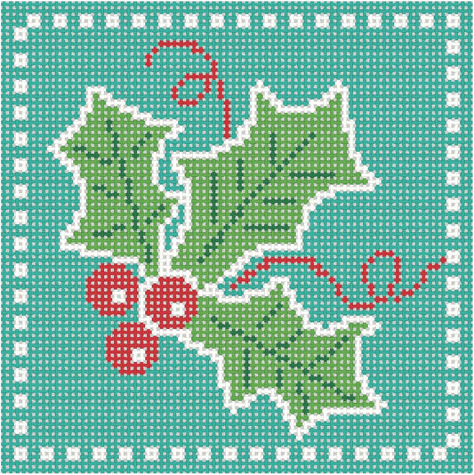 K347 - Holly Coaster - Teal