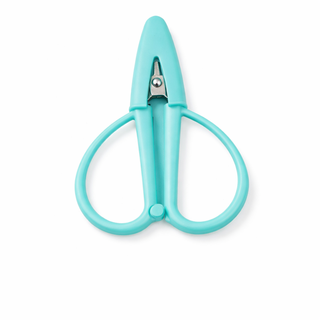 Aqua tiny scissors