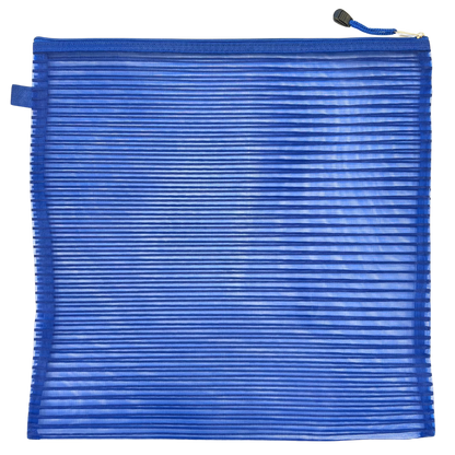 Lg. Square Mesh Zipper Project Bag