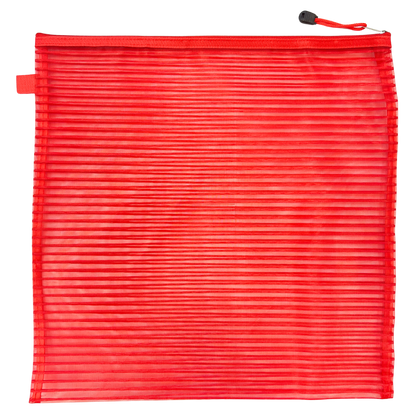 Lg. Square Mesh Zipper Project Bag