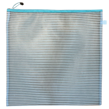 Lg. Square Mesh Zipper Project Bag