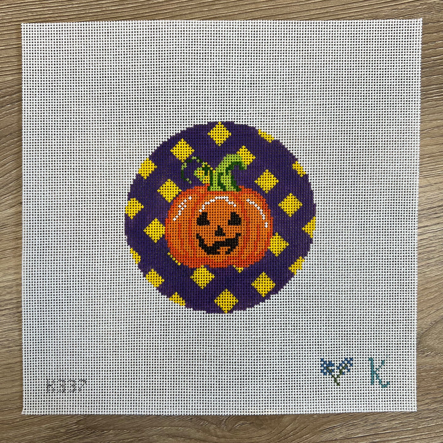 K337 - Halloween Round- Pumpkin