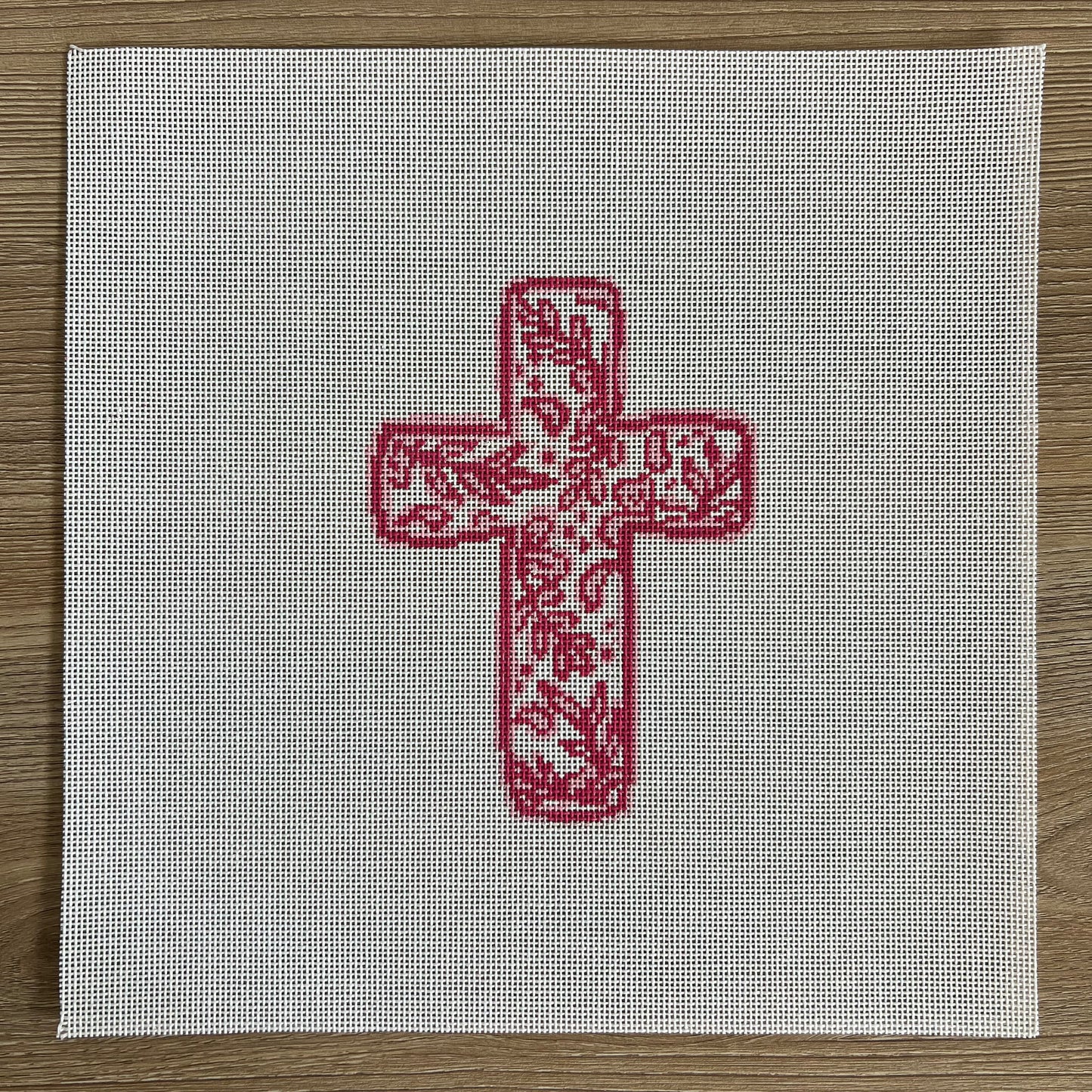 K361 - Chinoiserie Cross - Pink