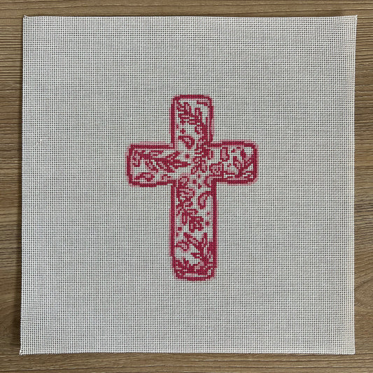 K361 - Chinoiserie Cross - Pink