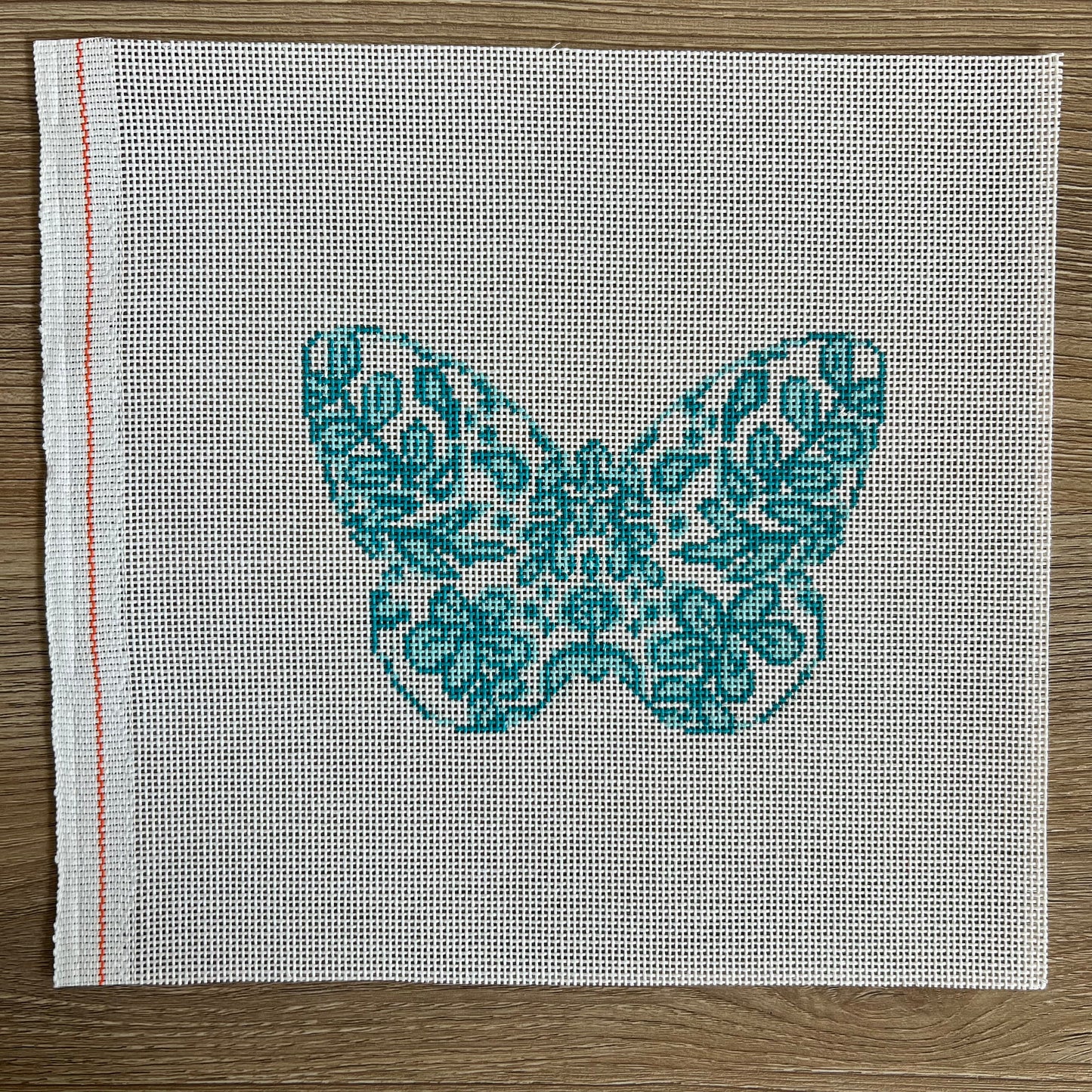 K373  Chinoiserie Butterfly - Teal