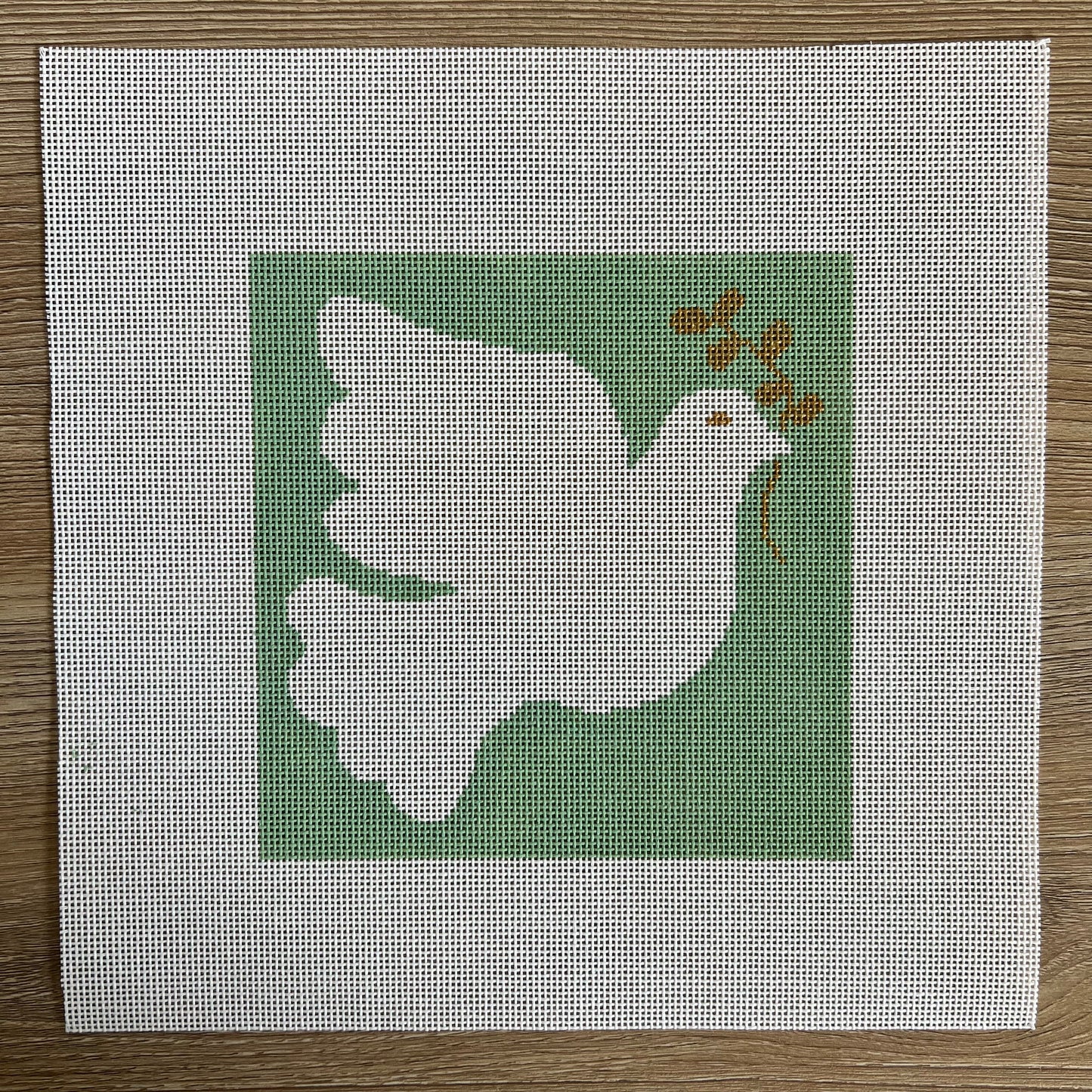 K368 - Dove with Olive Branch - Green