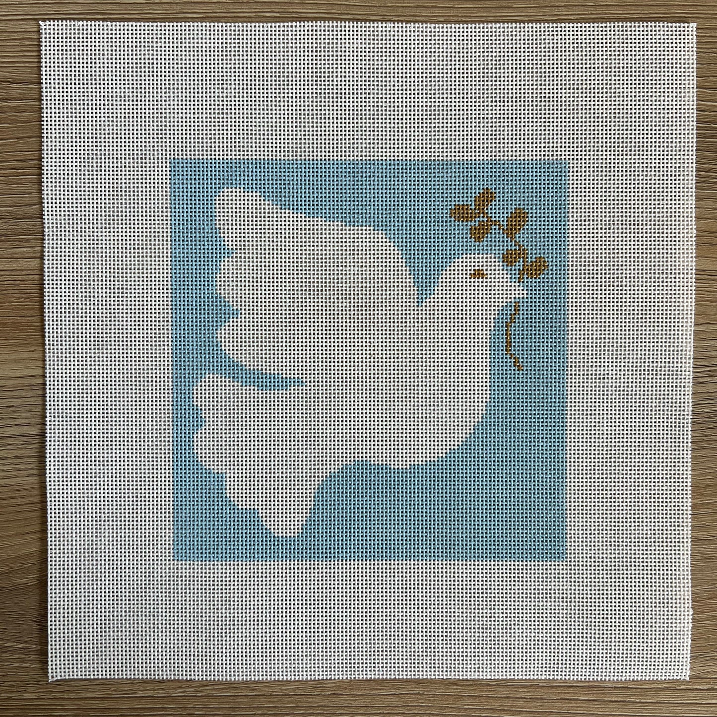 K369 - Dove with Olive Branch - Blue