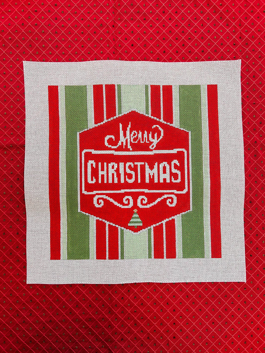 KICH63 - Merry Christmas on Stripes
