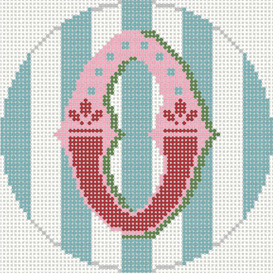 NOEL ornament - "O"