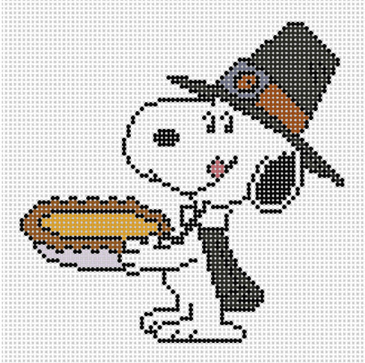 PEANUTS - Thanksgiving Snoopy as a Pilgrim Canvas