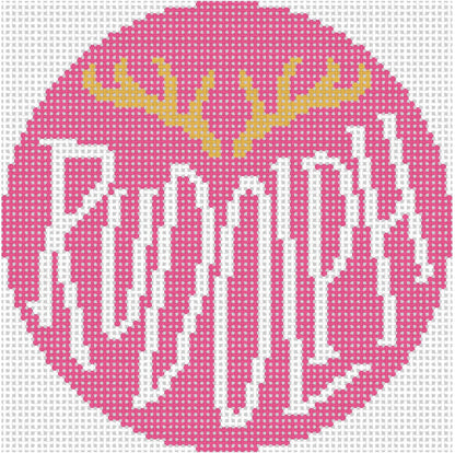 KICH26 - Reindeer - Rudolph - Pink/Teal