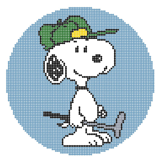 PEANUTS - Sporty Snoopy with Golf Club Canvas